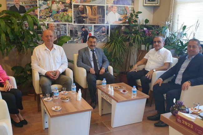 Özcan misafirlerini ağırladı 