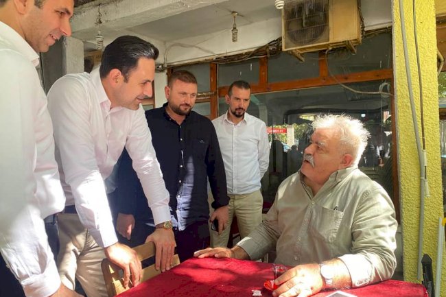 AK PARTİ HEYETİ BAYRAMİÇ’TEYDİ  BAŞKAN MAKAS; “İLK GÜNKÜ AŞK VE HEYECANLA ÇALIŞIYORUZ”