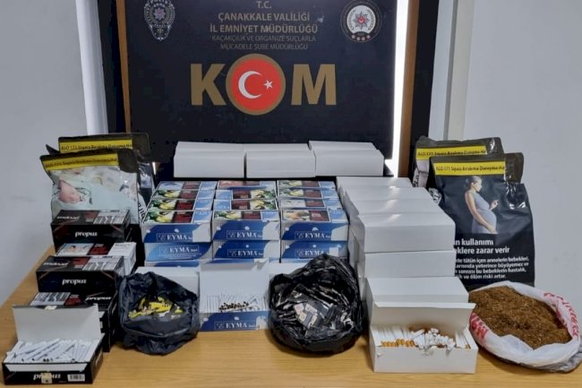 Emniyetten kaçak tütün operasyonu (14.09.2022)