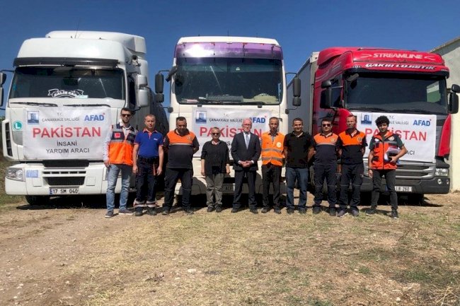 Çanakkale’den Pakistan’a yardım (21.09.2022)