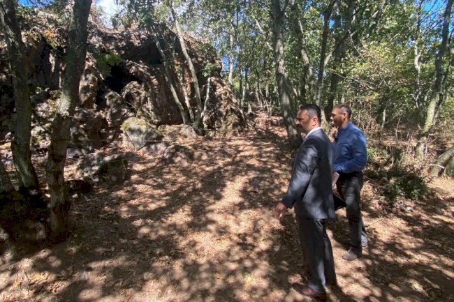 İnkaya Mağarası kazı çalışmalarını inceledi