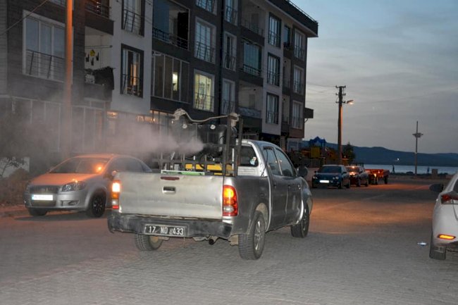 İlaçlama çalışmaları sürüyor