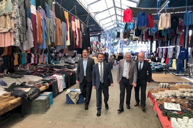 Vali Aktaş’tan pazar incelemesi 