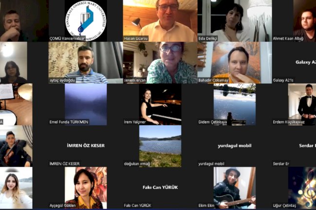 Ünlü besteci konuk oldu