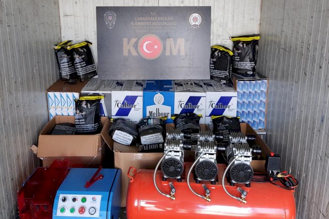 Operasyonda 167 bin 800 makaron ele geçirildi 