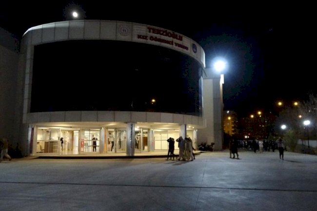 Yurtlarda deprem tatbikatı 