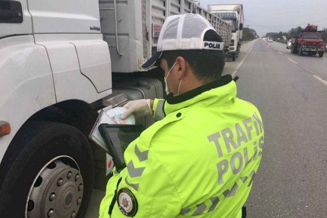 Yük taşıyan araçlara denetim 