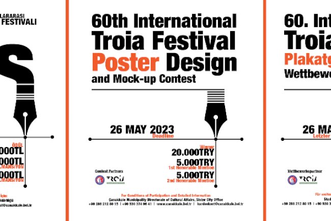 Troia Festivali için afiş yarışması