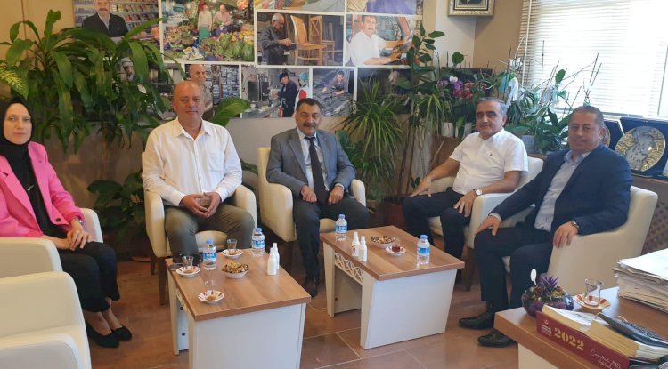 Özcan misafirlerini ağırladı 