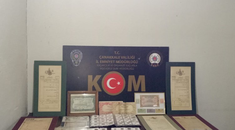 Ayvacık’ta tarihi eser operasyonu 