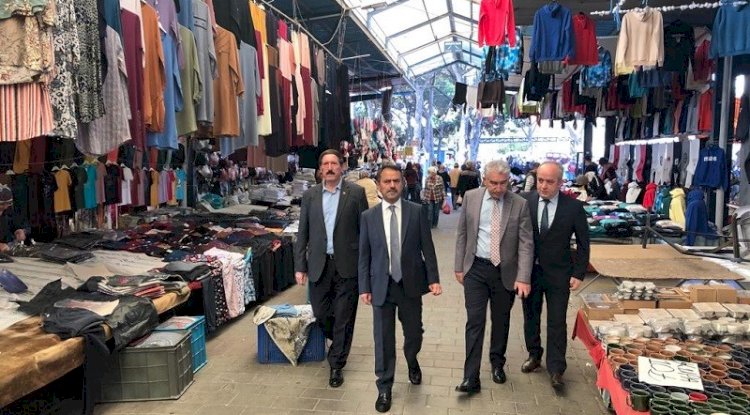 Vali Aktaş’tan pazar incelemesi 