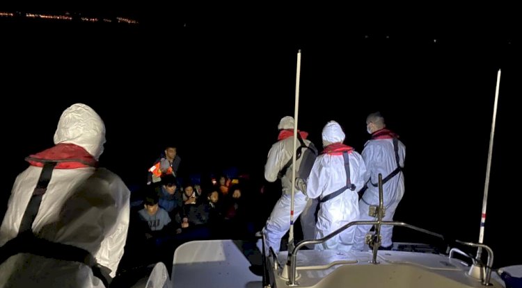 24 düzensiz göçmen kurtarıldı (19.10.2022)