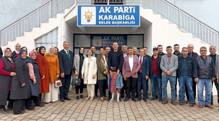 AK Parti heyeti Karabiga’daydı