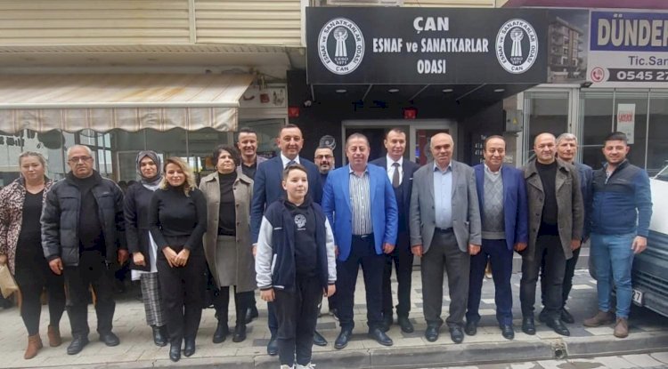 Başkan Özcan Çan’da 