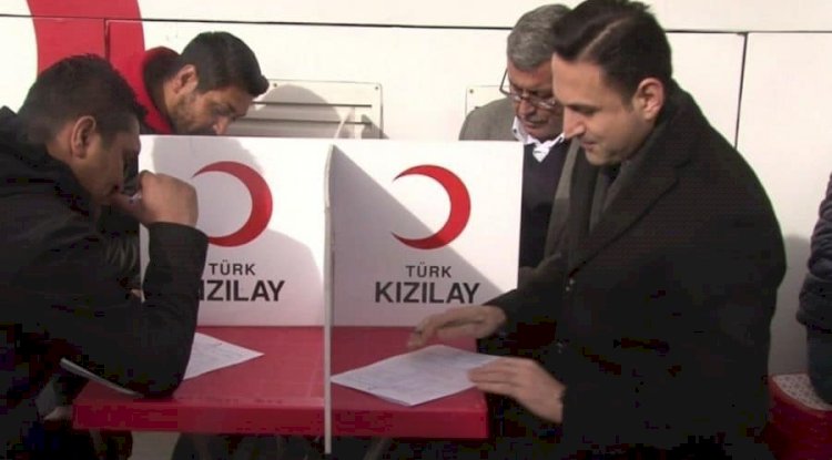 Ak Parti Teşkilatı’ndan kan bağışına destek