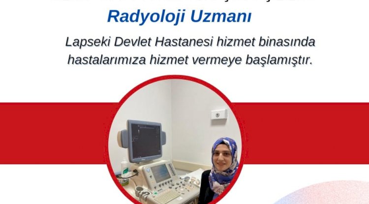 UZM. DR. ÇELİK GÖREVE BAŞLADI