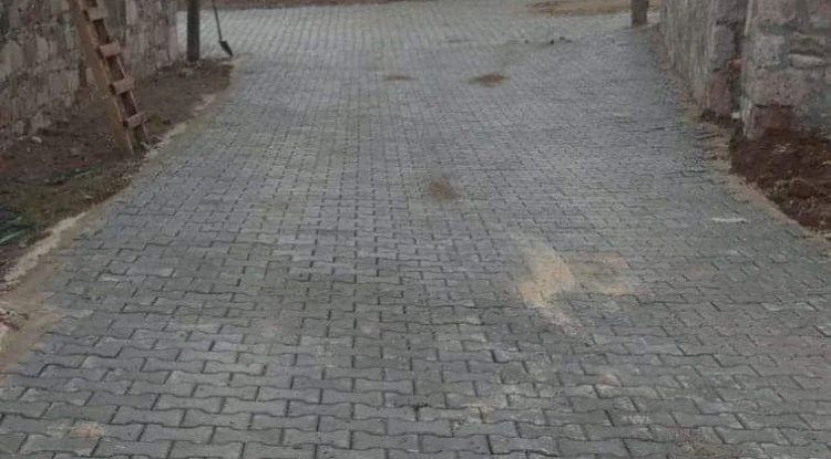 Tamış Köyü’ne parke taşı