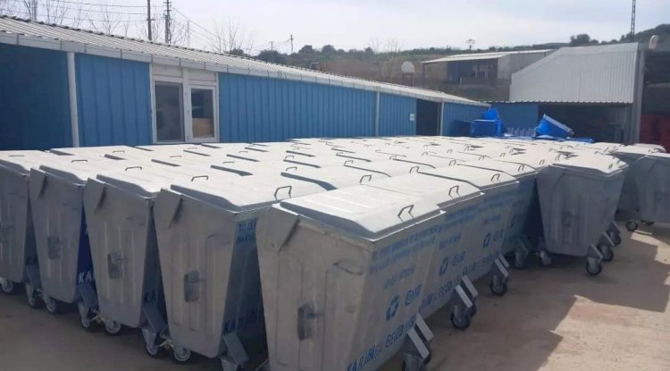 Karabiga’ya Çöp Konteyneri Desteği