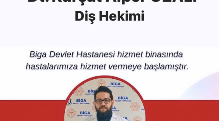 Diş hekimi Özalp göreve başladı