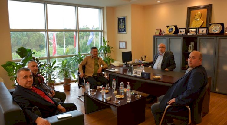Muhtarlar Başkan Deniz’i Ziyaret Etti