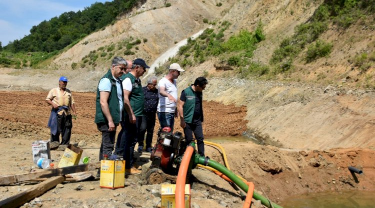 Güldoğan’dan Güreci Göleti Çalışmalarını İnceledi