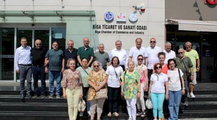 Emekli Genel Sekreterler Biga TSO’da Buluştu