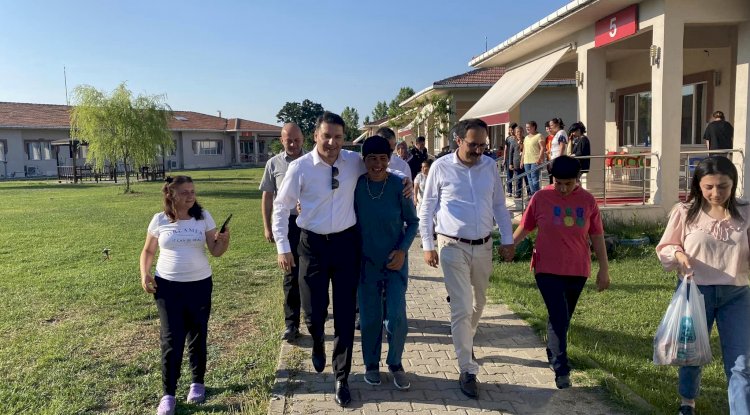 Kaymakam Göktaş, Engelsiz Yaşam ve Rehabilitasyon Merkezini Ziyaret Etti