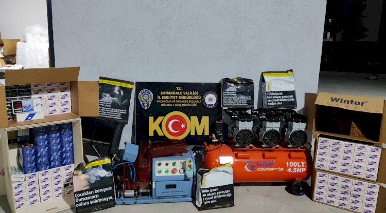 Sigara imalathanelerine operasyon düzenlendi