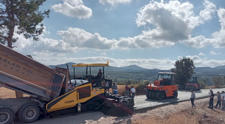 Beton yol çalışmaları devam ediyor