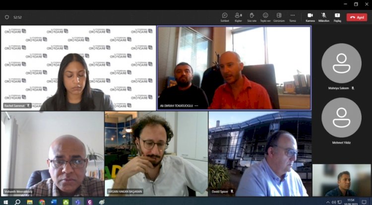 ÇOMÜ’de çevrimiçi toplantı yapıldı