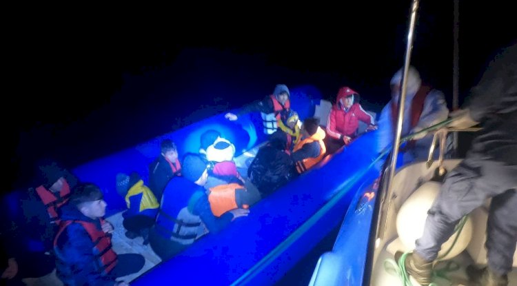 Ayvacık’ta kaçak göçmen operasyonu