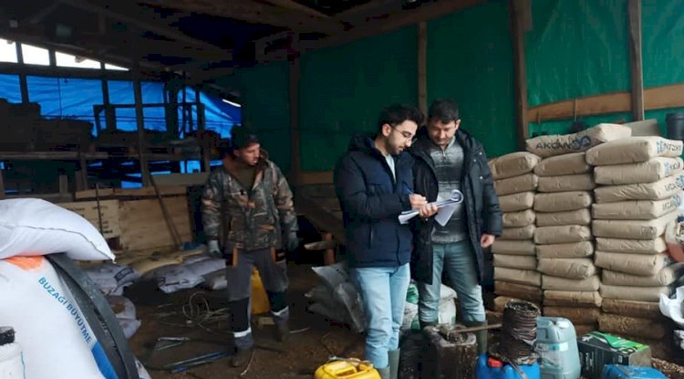 Üreticilerin işletmelerinde zarar tespit çalışması