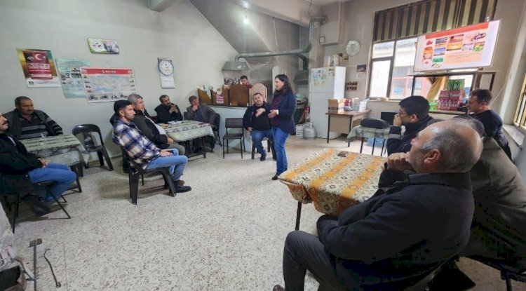 Çiftçilere yönelik eğitimler sürüyor