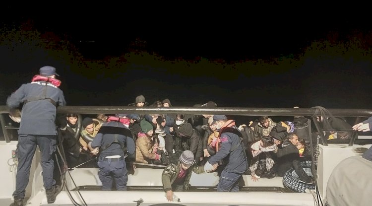 Ayvacık’ta kaçak göçmen operasyonu