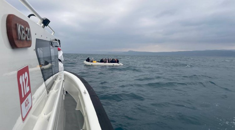 Sahil Güvenlikten göçmen operasyonu