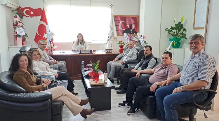 Başkan Çelik’i makamında ziyaret ettiler