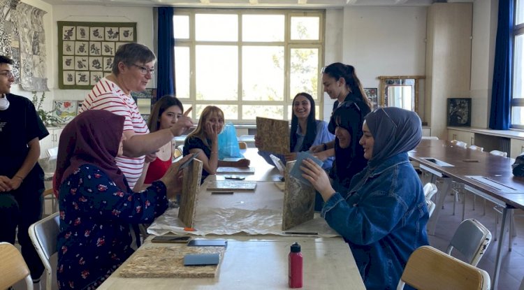 Çan MYO’da Carola Beck'in  atölye çalışması