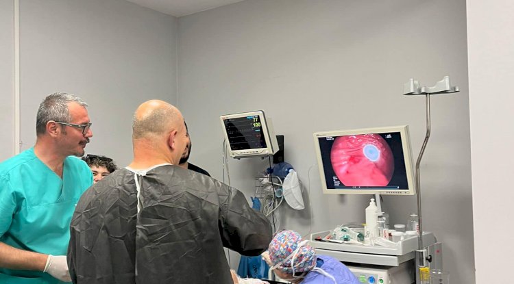 Hastanede PEG işlemi uygulanmaya başladı