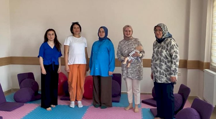 Gebe sınıfında eğitim verildi