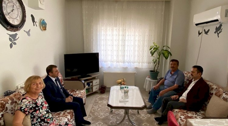 Şehit ailesine bayram ziyareti