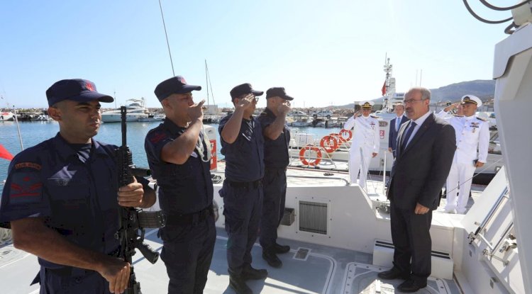 Vali Toraman Sahil Güvenlik Karakolunda Çalışmaları İnceledi