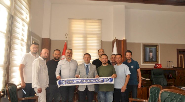 Bigaspor’dan Kaymakam Kayabaşı’ya ziyaret etti
