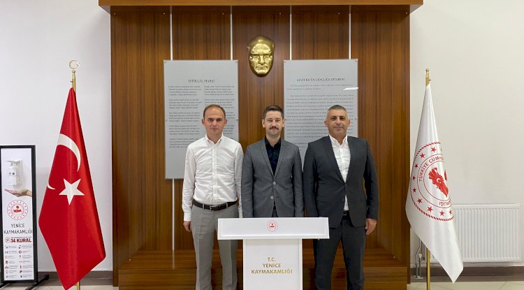 Ayvacık ve Lapseki İlçe Kaymakamlarından Kaymakamı İrdelp’e Hayırlı Olsun Ziyareti