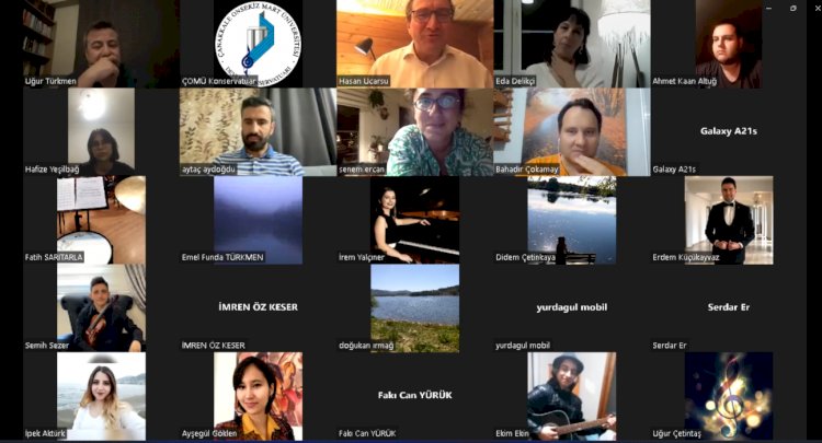 Ünlü besteci konuk oldu