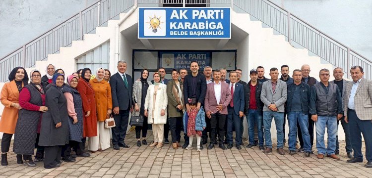 AK Parti heyeti Karabiga’daydı