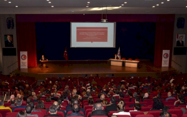 ÇOMÜ’DE EĞİTİM ÇALIŞTAYI 