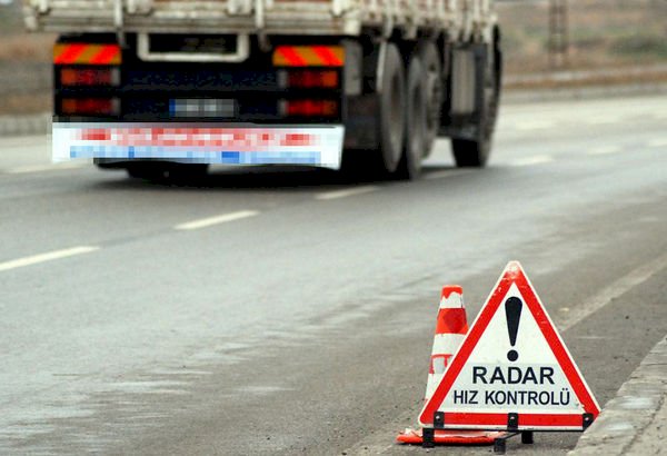 Radarla hız denetimi gerçekleştirildi