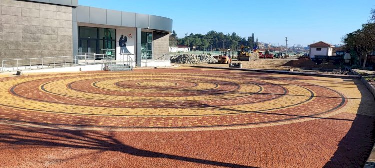 Karesioğlu Düğün Salonu’nda çevre düzenlemesi