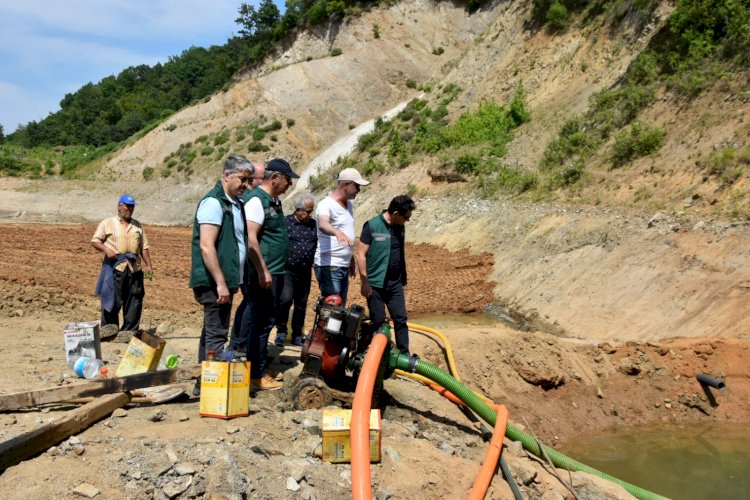 Güldoğan’dan Güreci Göleti Çalışmalarını İnceledi