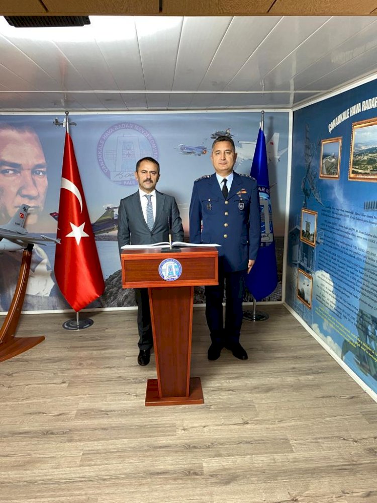 Vali Aktaş, Hava Radar Komutanlığını ziyaret etti